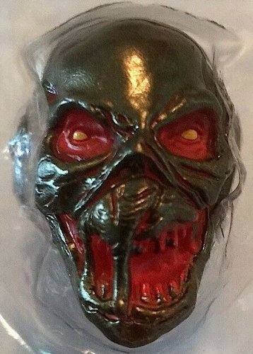 MARVEL LEGENDS SPIDER-MAN SERIES LOOSE MOLTEN MAN HEAD BUILD A FIGURE PIECE ONLY HASBRO NO HYDRO-MAN