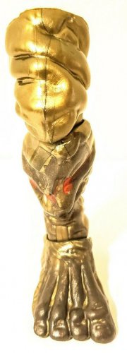 MARVEL LEGENDS SPIDER-MAN SERIES LOOSE MOLTEN MAN RIGHT LEG BUILD A FIGURE PIECE ONLY HASBRO 2019