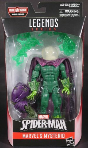 MARVEL LEGENDS SERIES SPIDER-MAN MYSTERIO 6 INCH ACTION FIGURE LIZARD WAVE HASBRO 2018 SINISTER SIX