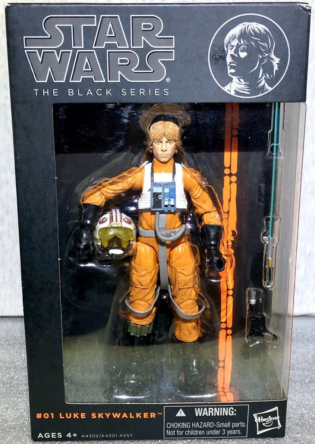 Star Wars Black Series Luke Skywalker X Wing Pilot Poseable Action Figure Hasbro New Hope Wave 1