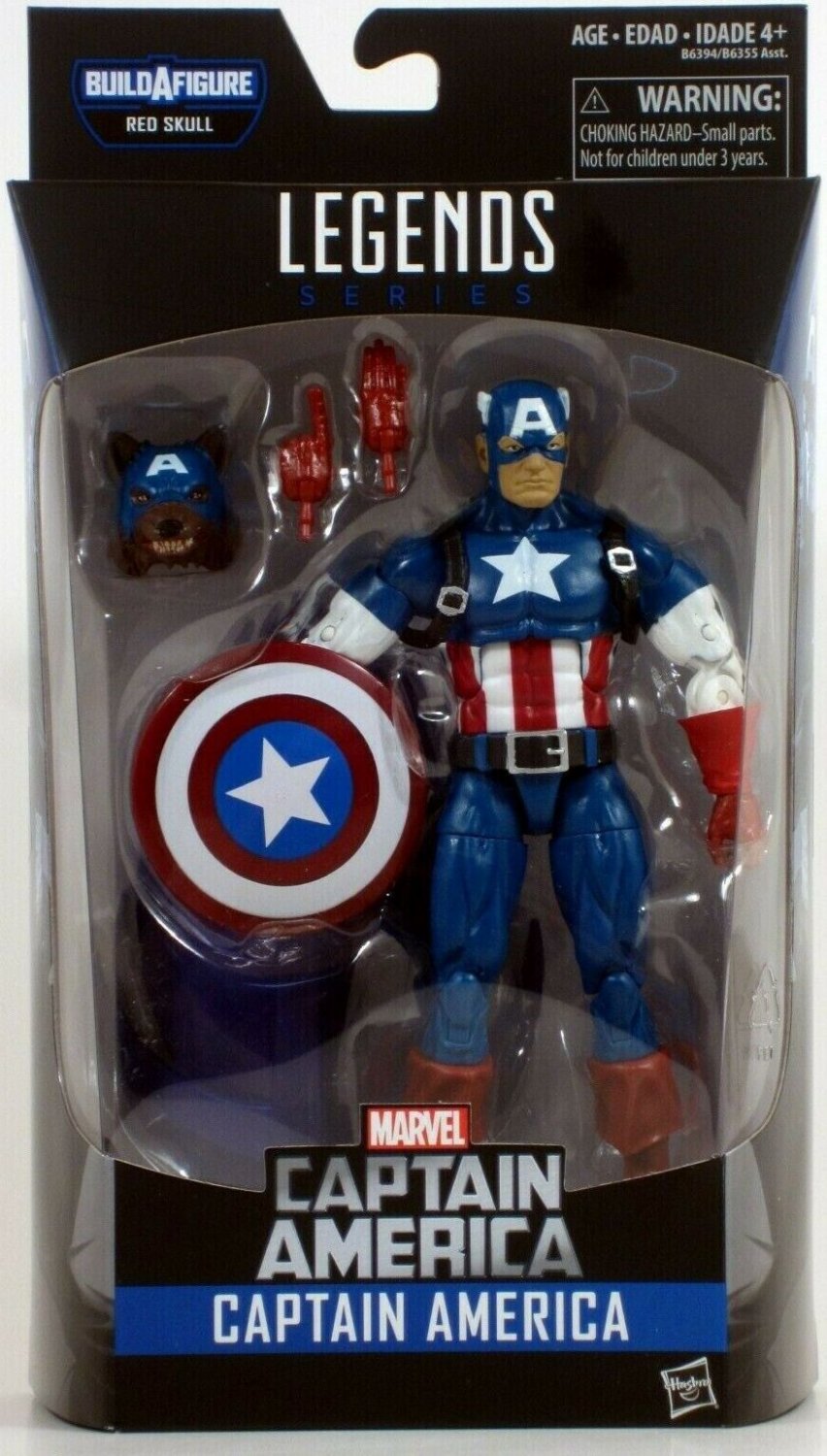 MARVEL LEGENDS CAPTAIN AMERICA 6 INCH ACTION FIGURE RED SKULL ONSLAUGHT ...