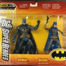 DC SUPERHEROES BATMAN & BATGIRL ACTION FIGURE 2 PACK SELECT SCULPT S3 2006 MATTEL UNIVERSE CLASSICS DC SUPERHEROES BATMAN & BATGIRL ACTION FIGURE 2 PACK SELECT SCULPT S3 2006 MATTEL UNIVERSE CLASSICS