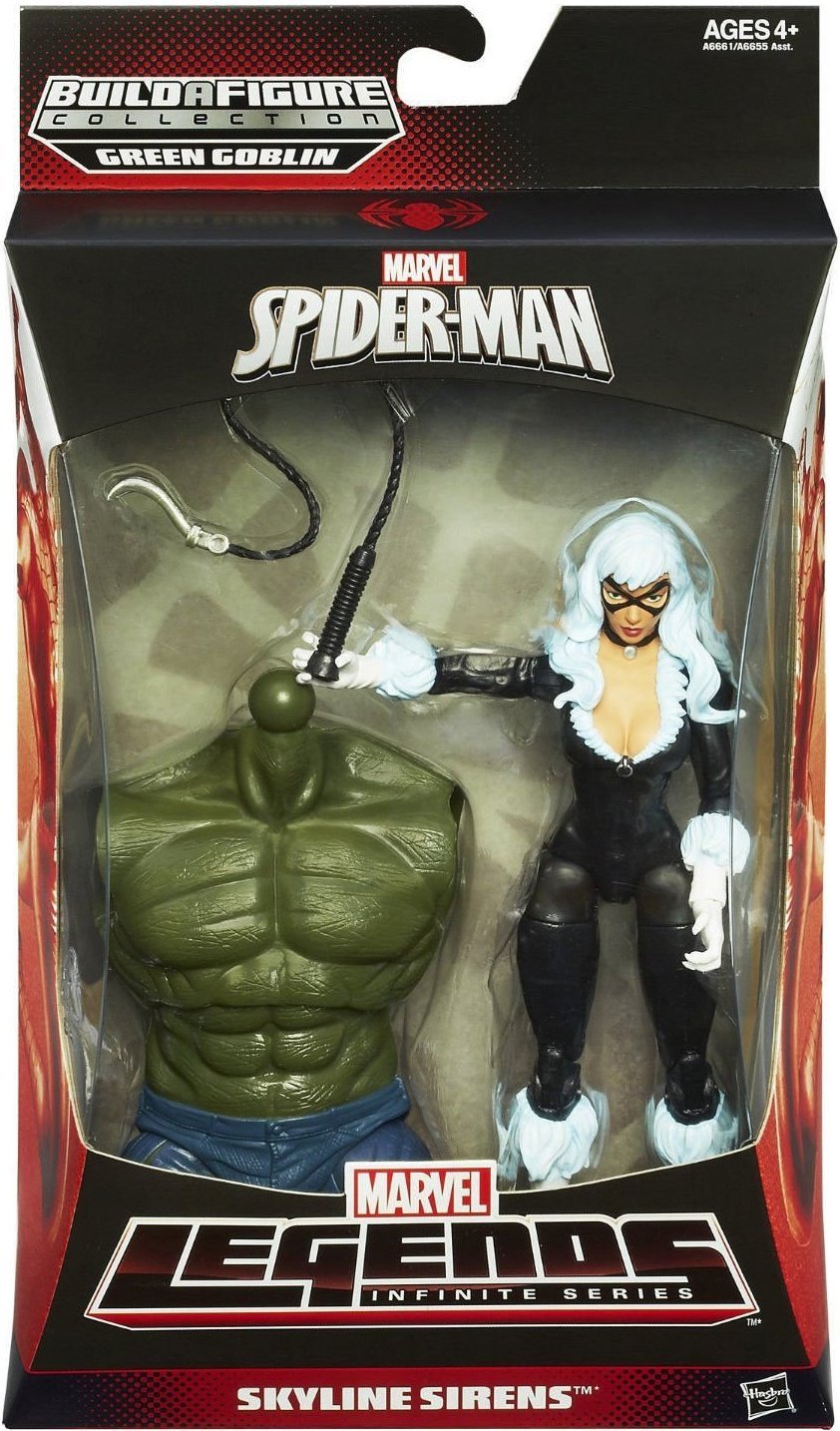 CASE OF EIGHT (8) MARVEL LEGENDS SPIDER-MAN BLACK CAT ACTION