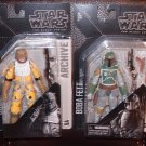 STAR WARS BLACK SERIES ARCHIVE BOBA FETT BOSSK 6 INCH ACTION FIGURE LOT WAVE 2018 HASBRO EMPIRE NEW STAR WARS BLACK SERIES ARCHIVE BOBA FETT BOSSK 6 INCH ACTION FIGURE LOT WAVE 2018 HASBRO EMPIRE NEW