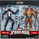 MARVEL LEGENDS KRAVEN THE HUNTER & BLACK COSTUME SPIDER-MAN 2-PACK TARGET EXCLUSIVE HASBRO 2019 NEW