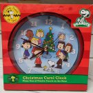 CHARLIE BROWN CHRISTMAS CAROL CLOCK SNOOPY WOODSTOCK PEANUTS GANG 60TH ANNIVERSARY PLAYS 12 CAROLS!!