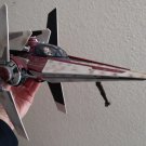 STAR WARS REVENGE OF THE SITH LOOSE V-WING FIGHTER & PILOT HASBRO 2007 30TH ANNIVERSARY COLLECTION