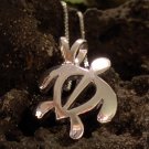 Silver Hawaiian Honu (Turtle) Pendant