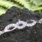 Silver CZ Link Bracelet
