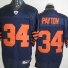 Chicago Bears # 34 Payton NFL Jersey Blue Orange