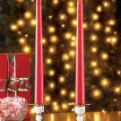 Red Flameless Led Taper Candles