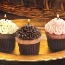Cupcake Candle Trio