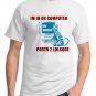 Programming T-Shirt - Size M - Unisex White - LOLcode (Doublesided)