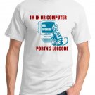 Programming T-Shirt - Size S - Unisex White - LOLcode (Doublesided)