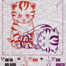 Physics Hoodie - Size XL - Ash - Schrodinger's LOLcat Sweatshirt (Hot Version)