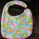 Baby Bib - Frog Pond Minky Bib