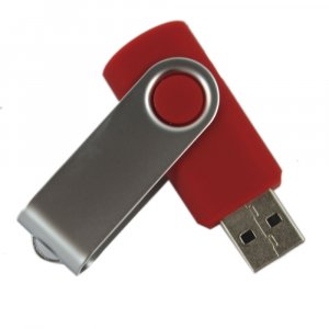 Red Swivel USB