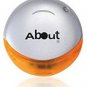 Uniqe Series - Round Silver and Orange USB