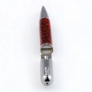 Black and Orange Turtleshell USB Pen
