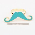 Ye Olde [teal] Mustche Ring