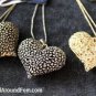 Vintage Look Heart Pendant Necklace