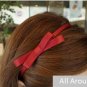 Satin Wrapped Headband in BLACK
