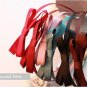 Satin Wrapped Headband in SCARLET