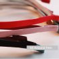 Satin Wrapped Headband in Red