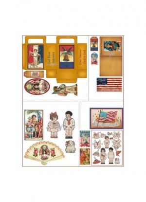 Doll Collage Sheet DC2