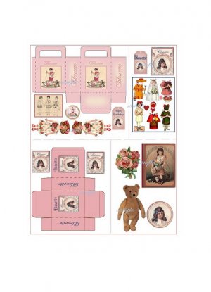 Doll Collage Sheet DC1