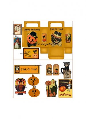 Doll Collage Sheet DC7
