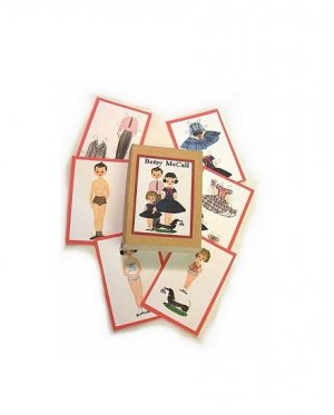Mini Betsy McCall Paper Dolls & Box for Dolls PD23