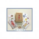 Vintage Style  Mini Paper Dolls & Box.PD33