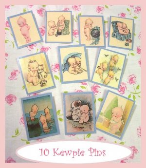 10 Mini "Kewpie" Doll  Pins P14