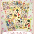 10 Mini Vintage Style "Dolly Dingle" Pins P10