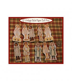 10 Mini Patsy Doll Pins P6