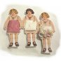 3 Vintage Style Paperdoll Thread/Ribbon/L​ace Keeper A2