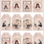 Bleuette Tag Sheet #3 Vintage Style Doll Tags