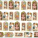 Doll Tag Sheet #21 Tags for your dolls 29 Mini Tags