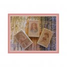 3 Wee Doll Boxes/Lids #V7  Antique Style Doll Boxes