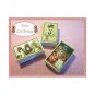 3 Wee Doll Boxes/Lids #V11  Antique Style Cat Boxes