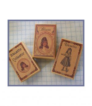 3 Wee Bleuette Boxes #B5  Antique Style  Boxes