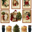 Vintage Inspired Christmas Stickers #S137 suze  8.5x11"