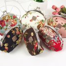 NEW ANNA SUI VINTAGE Style FLORAL MINI EVENING COIN PURSE WALLET Holiday GIFT