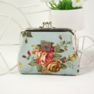 NEW ANNASUI Vintage FLORAL 2pockets COIN PURSE MINI WALLET 9 Colors Holiday gift