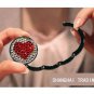 New Foldable Solid Color Round Shape Purse Hook Hanger & keychain  Holiday Gift