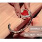 New Foldable Solid Color Round Shape Purse Hook Hanger & keychain Holiday Gift