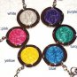 New Foldable Solid Color Round Shape Purse Hook Hanger & keychain Holiday Gift