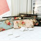 NEW ANNASUI VINTAGE FLORAL Muti-Billfold Trifold COIN PURSE WALLET Holiday GIFT
