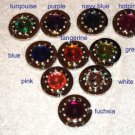 New Foldable Color Crystal & CZ Round shape Bag Hanger Purse Hook Holiday gift